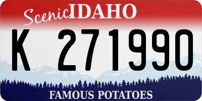 ID license plate K271990