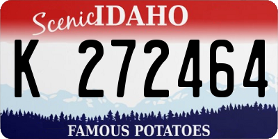 ID license plate K272464