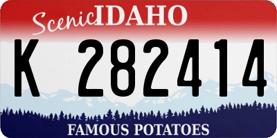 ID license plate K282414