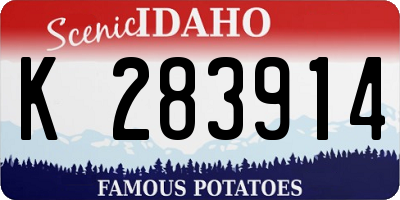 ID license plate K283914