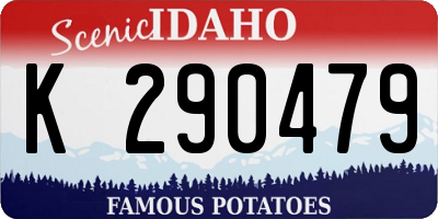 ID license plate K290479