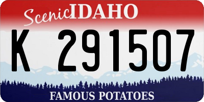 ID license plate K291507