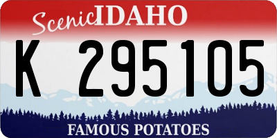 ID license plate K295105