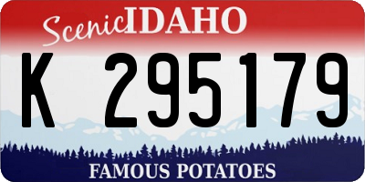ID license plate K295179