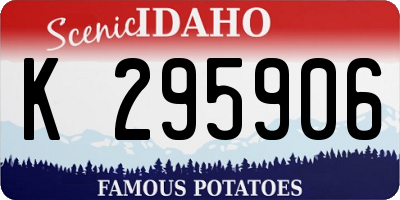 ID license plate K295906