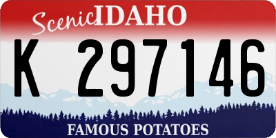 ID license plate K297146