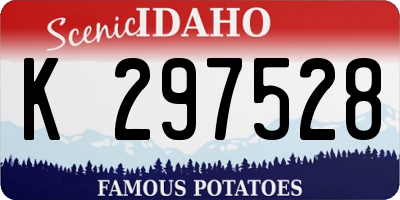 ID license plate K297528
