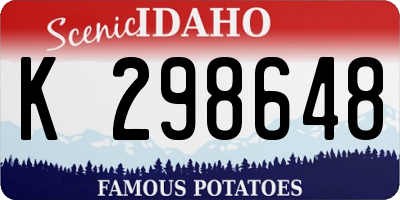 ID license plate K298648