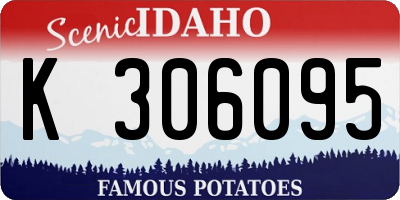 ID license plate K306095