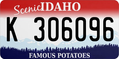 ID license plate K306096