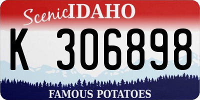 ID license plate K306898