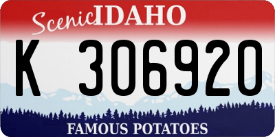 ID license plate K306920