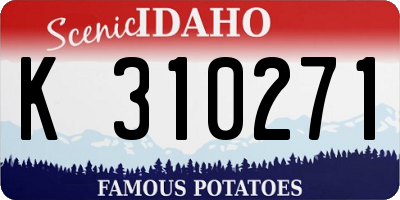 ID license plate K310271