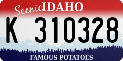 ID license plate K310328