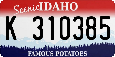 ID license plate K310385