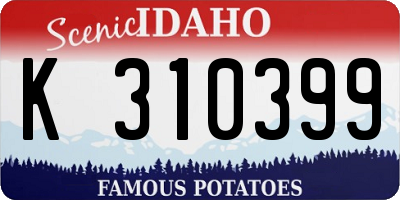 ID license plate K310399