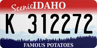 ID license plate K312272