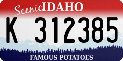 ID license plate K312385