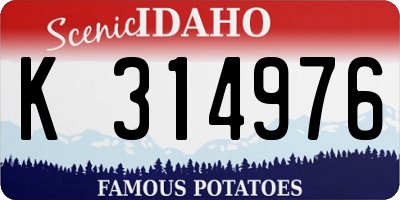 ID license plate K314976