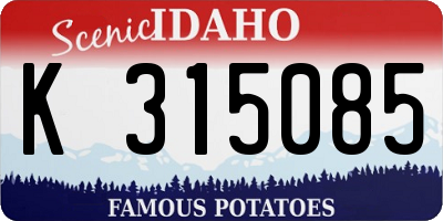 ID license plate K315085