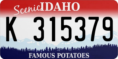 ID license plate K315379