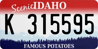 ID license plate K315595