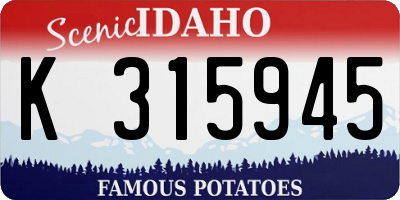 ID license plate K315945