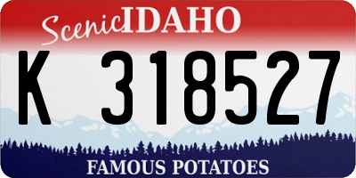ID license plate K318527