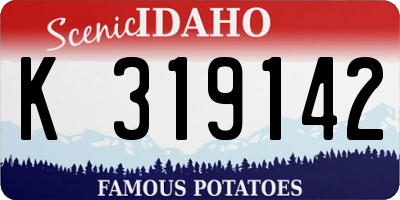 ID license plate K319142