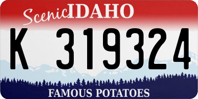 ID license plate K319324