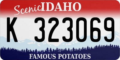 ID license plate K323069