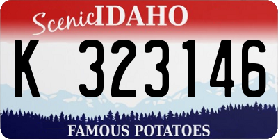 ID license plate K323146