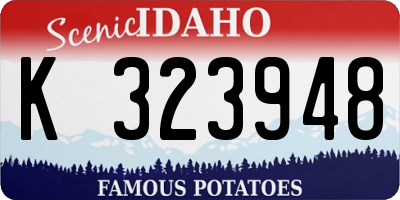 ID license plate K323948