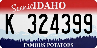 ID license plate K324399