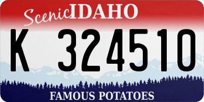 ID license plate K324510