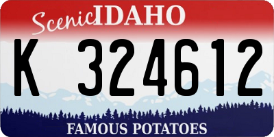 ID license plate K324612