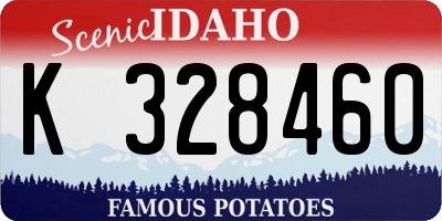 ID license plate K328460