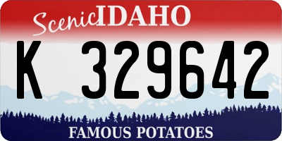 ID license plate K329642