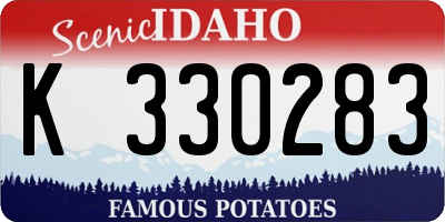 ID license plate K330283
