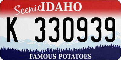 ID license plate K330939
