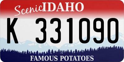 ID license plate K331090