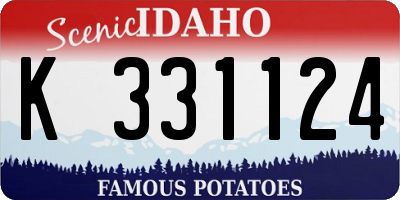 ID license plate K331124