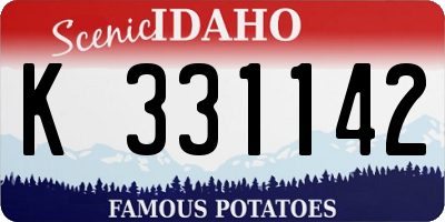 ID license plate K331142