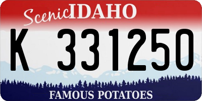 ID license plate K331250