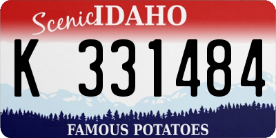 ID license plate K331484