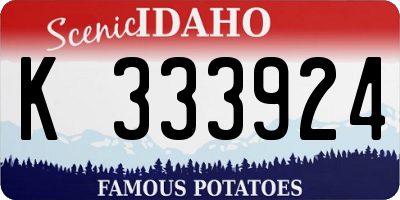 ID license plate K333924
