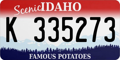 ID license plate K335273