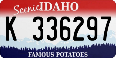 ID license plate K336297