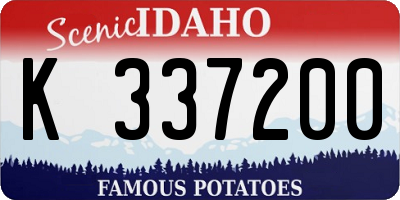 ID license plate K337200