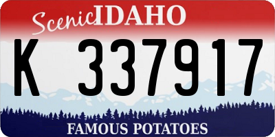 ID license plate K337917